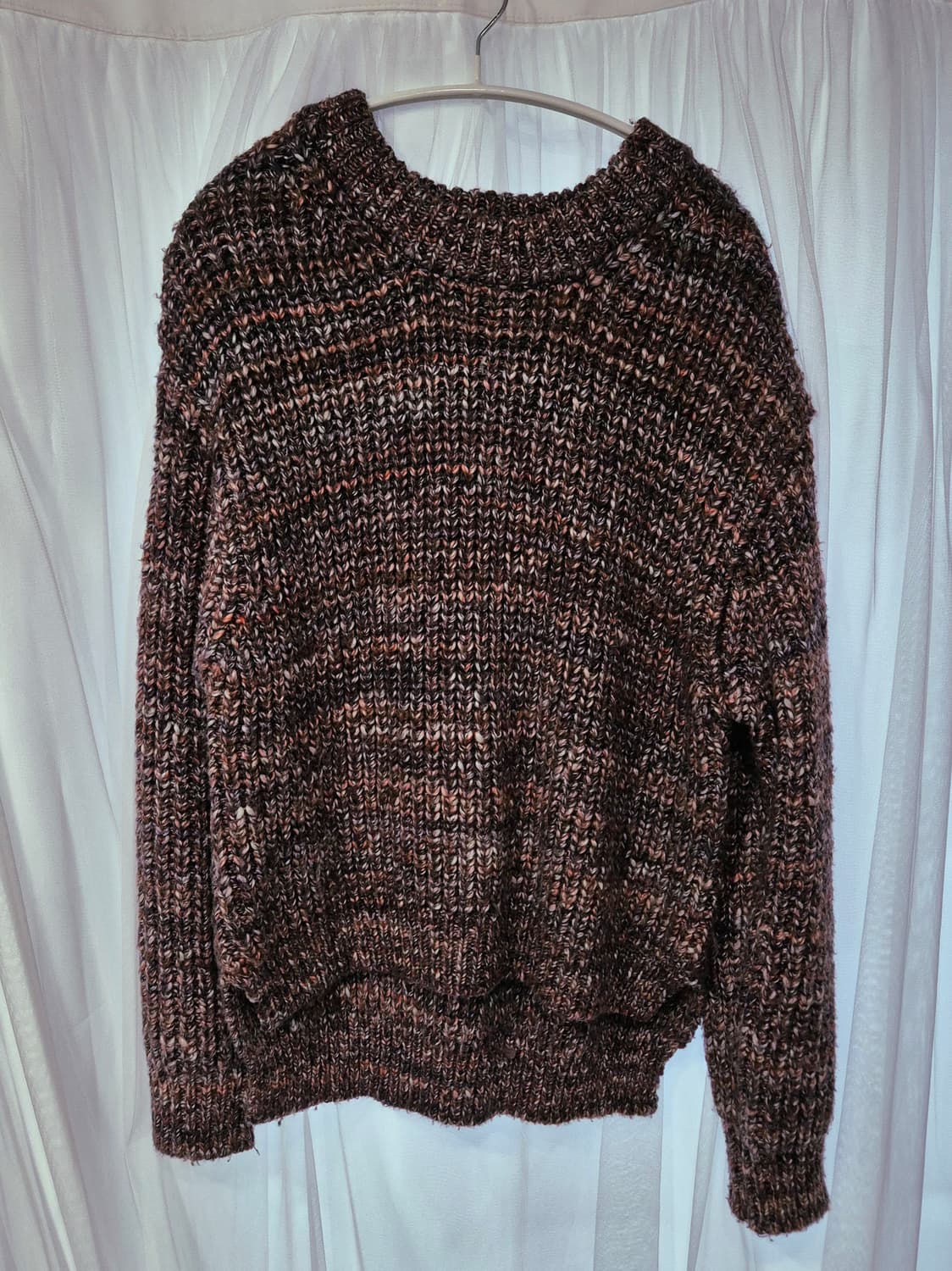 앤더슨벨 카밀라 멀티컬러 퍼플 니트 S (급처) 상품이미지3