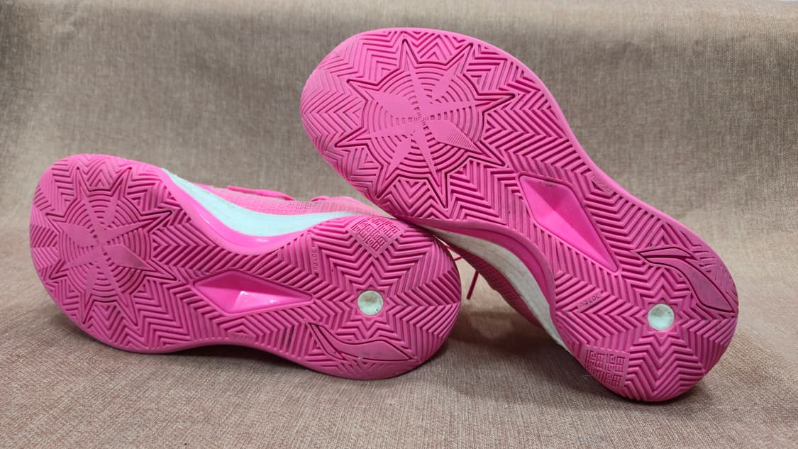 리닝 260mm-  리렌 3 V2 로우 네온 핑크 농구화 상품이미지6