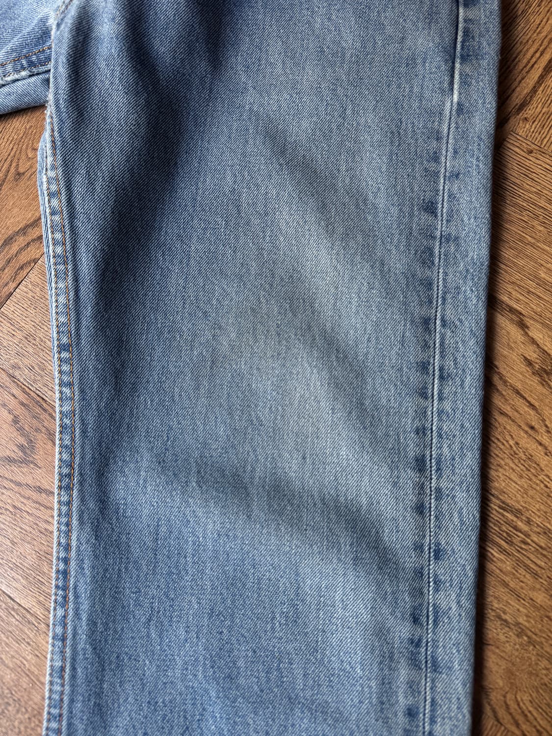 [34]리바이스 505 미디엄블루 워싱 데님 팬츠 상품이미지4