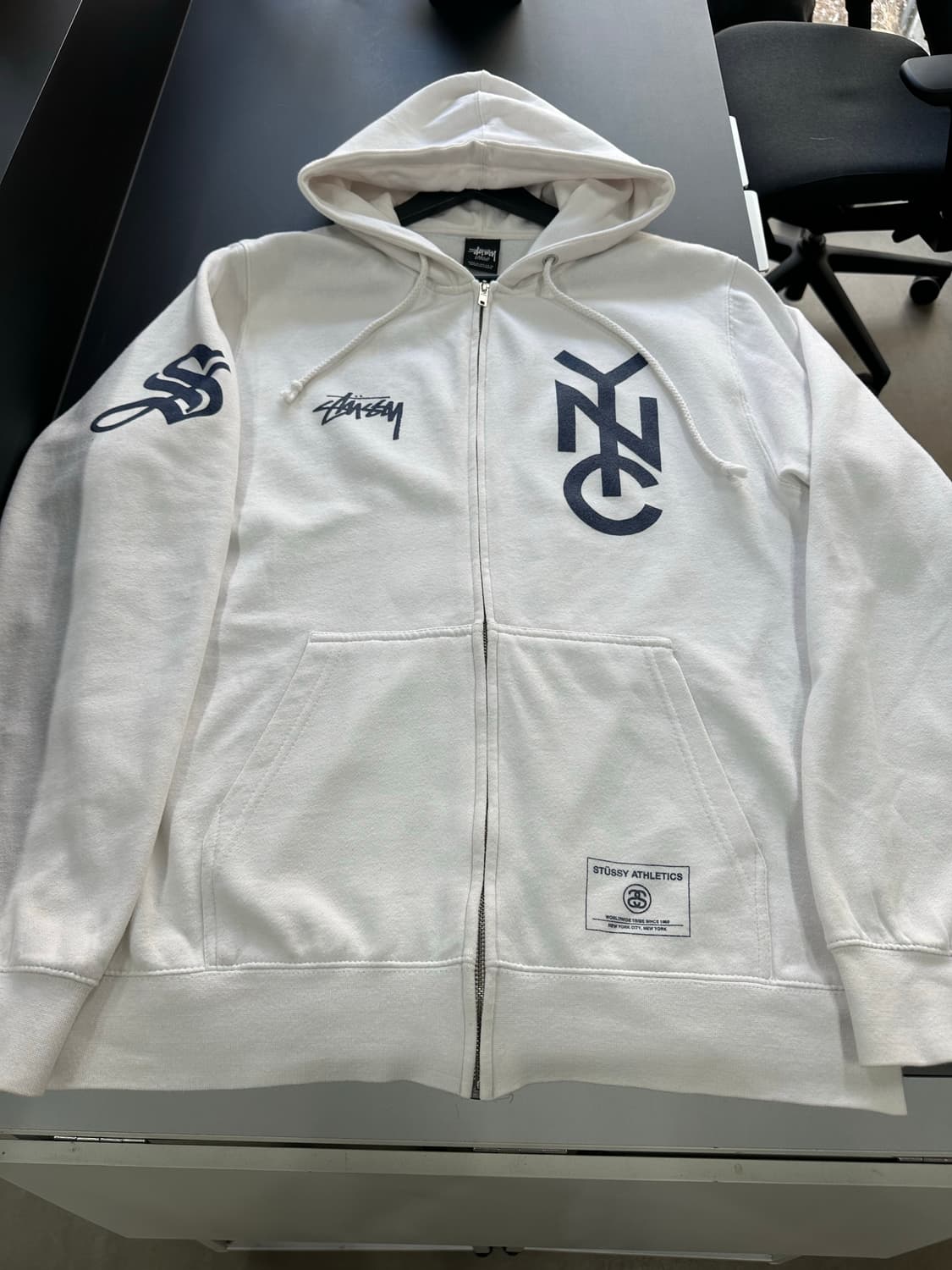 스투시 00s NYC 넘버링 후드집업 상품이미지7