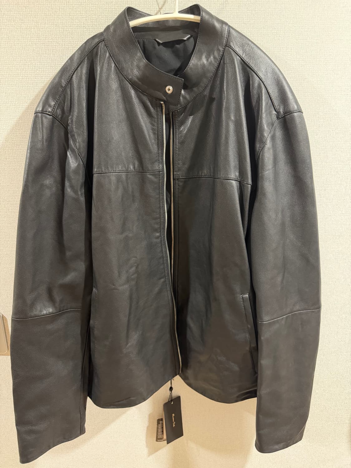 마시모두띠 남성 블랙 양가죽 자켓 상품이미지3