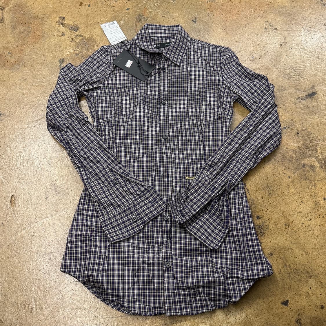 [정품/38] Dsquared2 체크 셔츠 b18 상품이미지2