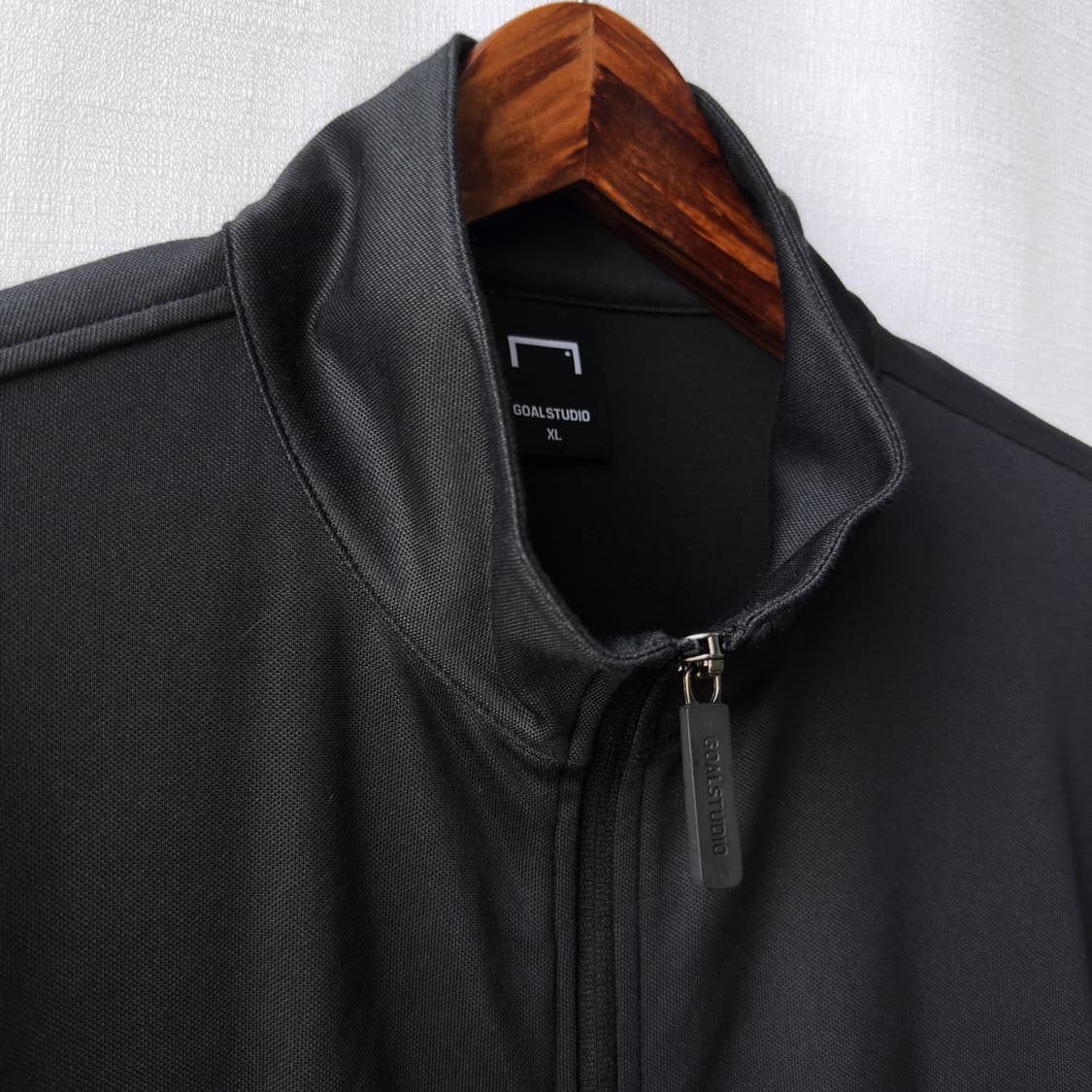 골스튜디오 로고 와펜 집업 자켓 블랙 XL 상품이미지4