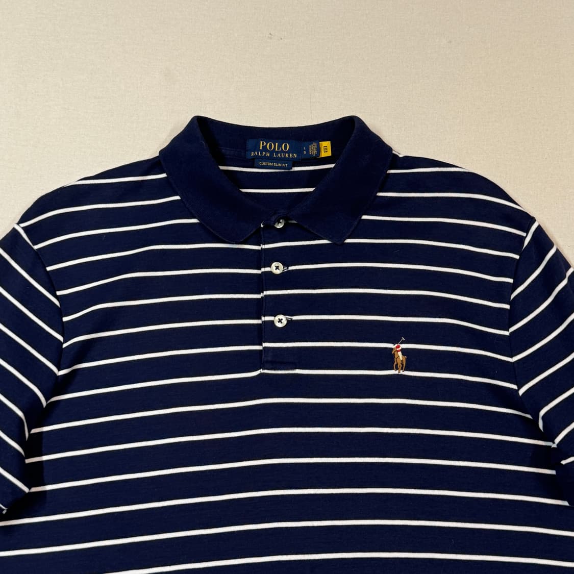 L) 폴로 랄프로렌 소프트 코튼 반팔 카라티 PK 신형 큐알탭 상품이미지3