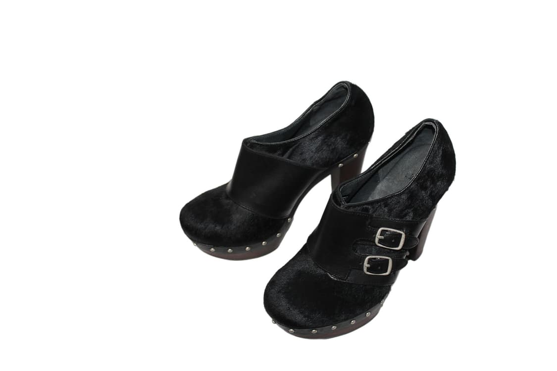 UGG 어그 포니헤어 청키 힐 슈즈 상품이미지2