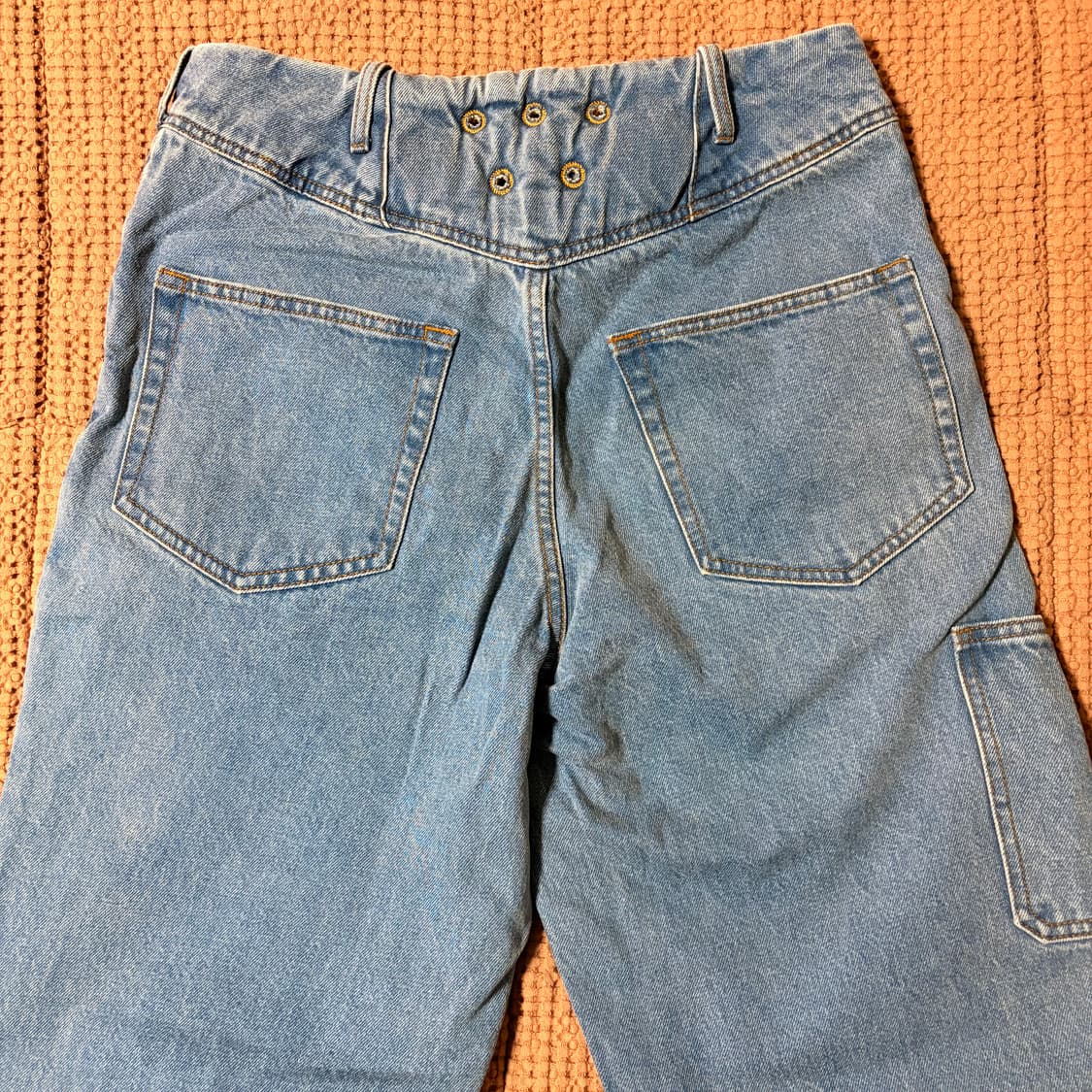 딩윤장 바이커 더블니 데님 상품이미지6