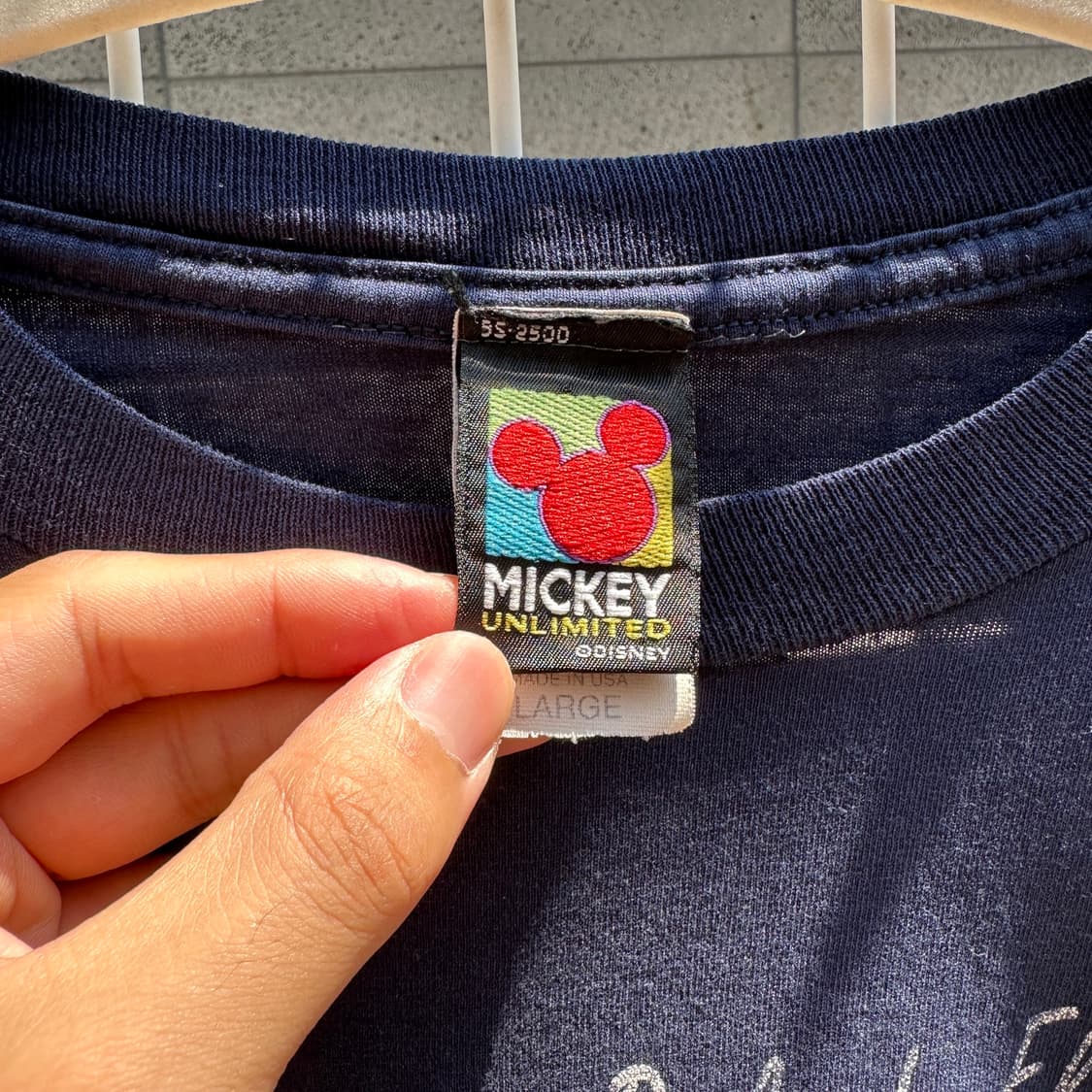 90‘s usa mickey mouse t shirt 상품이미지3