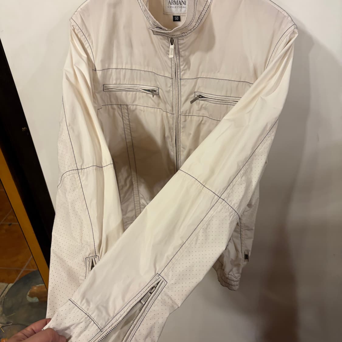 아르마니 나일론 바이커자켓 50 상품이미지3