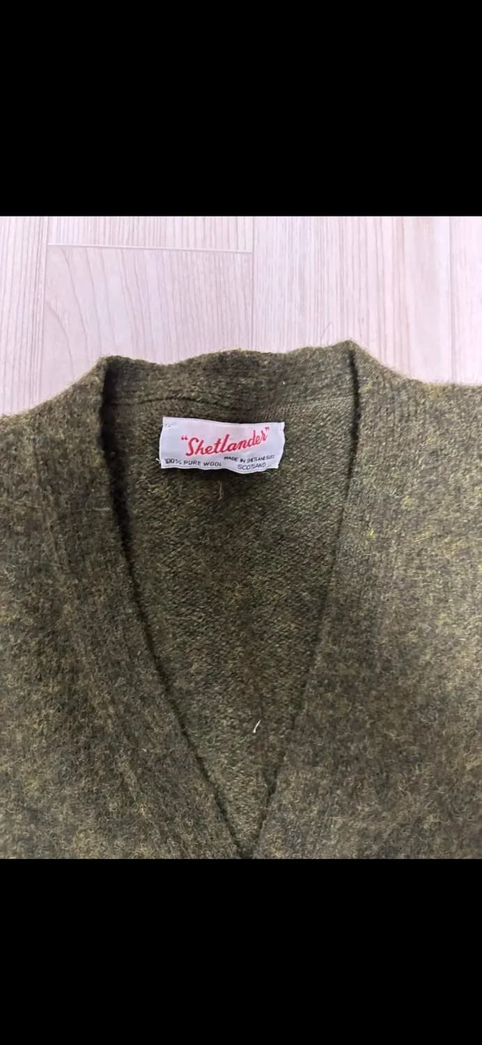 Shetlander Cardigan 42사이즈 올리브 상품이미지3