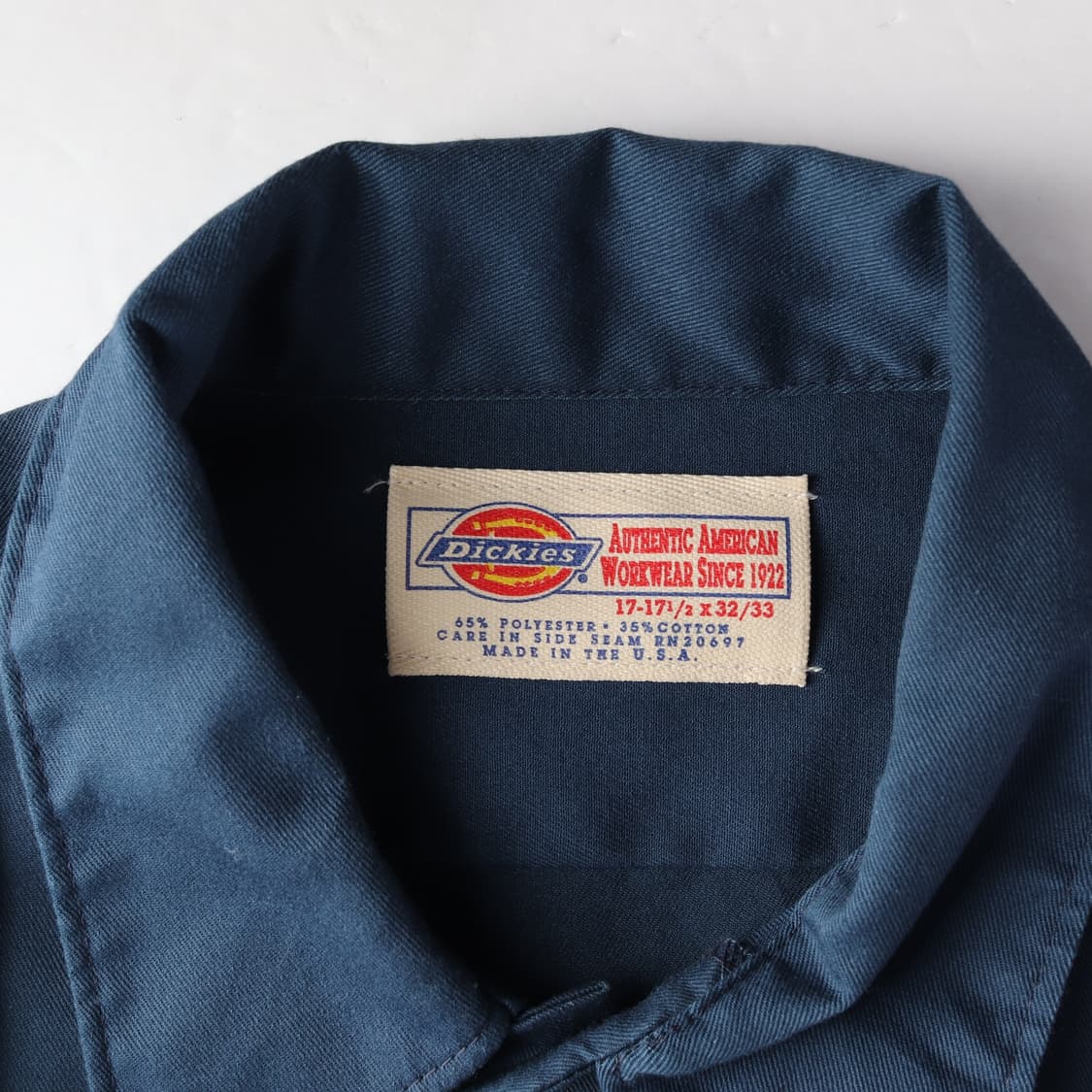 디키즈 셔츠 네이비 XL (MADE IN USA) 상품이미지5