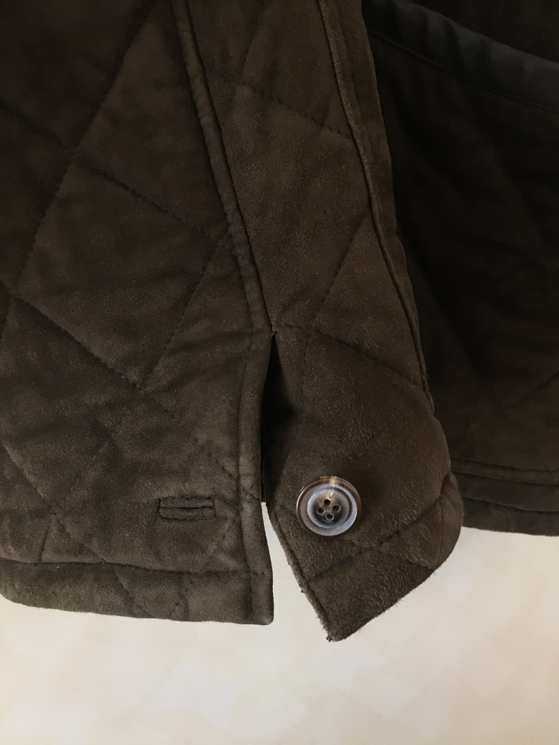 아이그너 퀼팅 염소가죽 레더자켓 상품이미지4