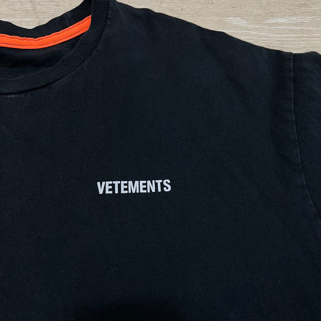 베트멍 익스터널 라벨 로고 반팔 티셔츠 [블랙] M/95 상품이미지4