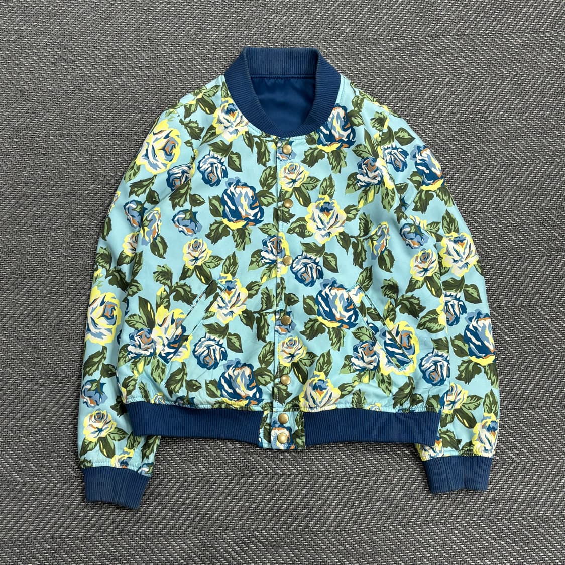 빔즈 플라워 리버시블 블루종 V0552  상품이미지1