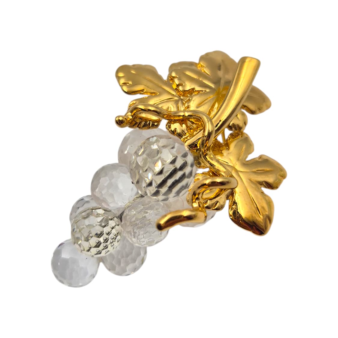 90s 스와로브스키 크리스탈 포도 브로치 상품이미지1