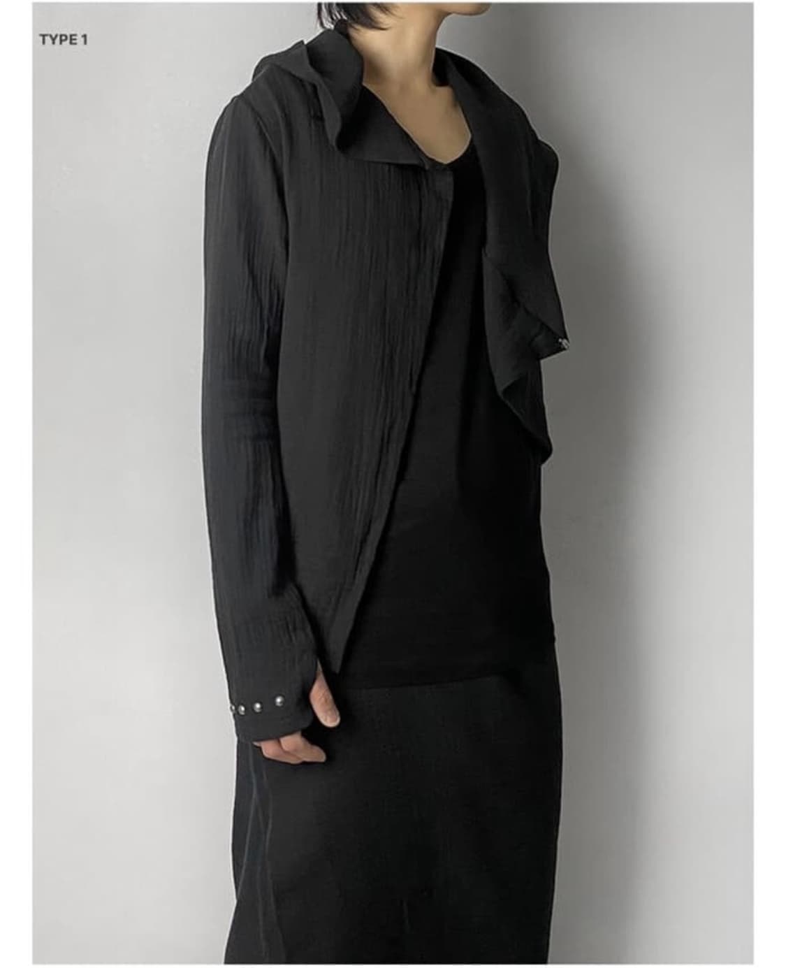 0030 드레이프 후드자켓 상품이미지2