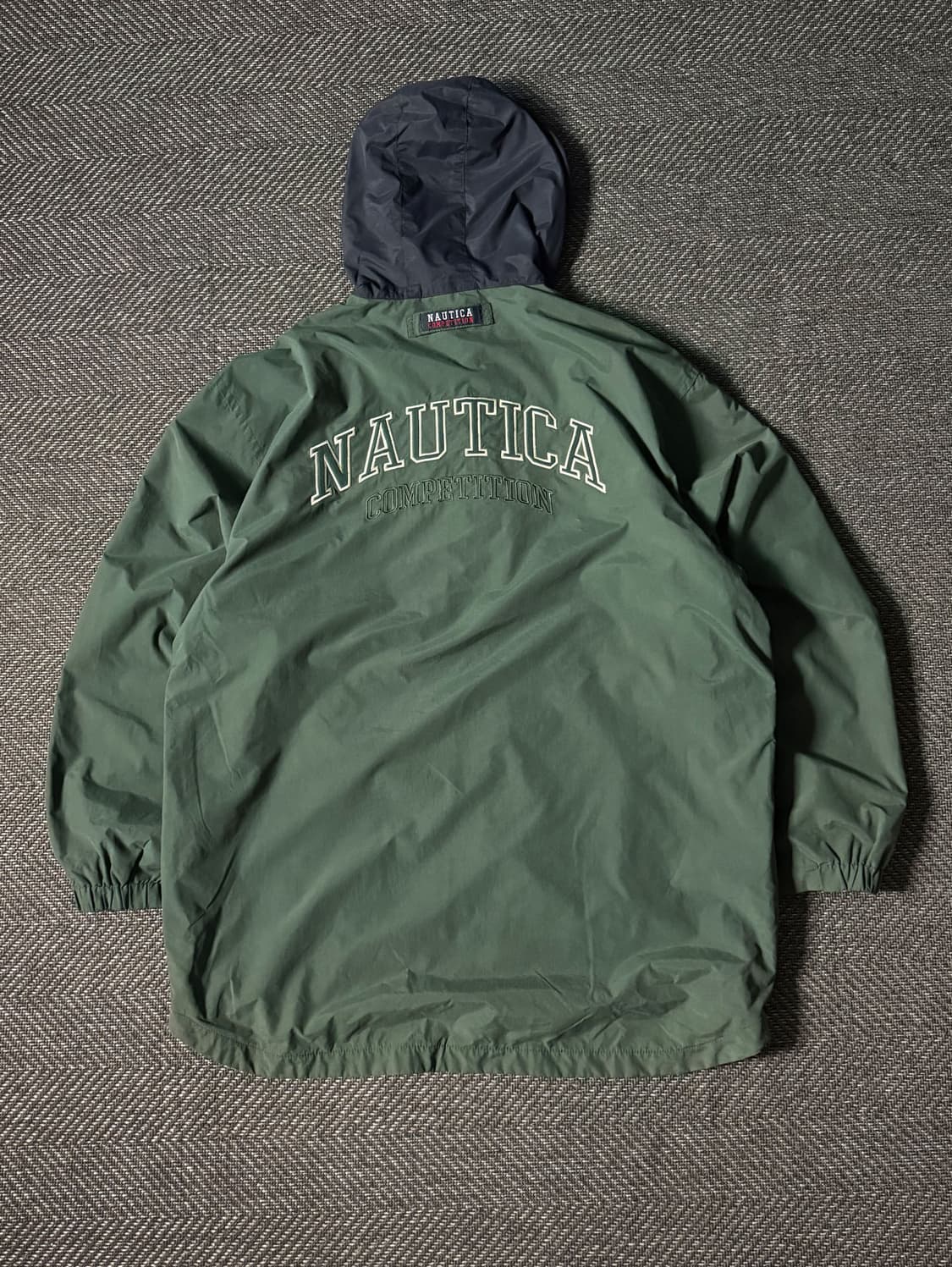 90s 노티카 올드스쿨 나일론 후드 아노락 자켓 (110) 상품이미지5