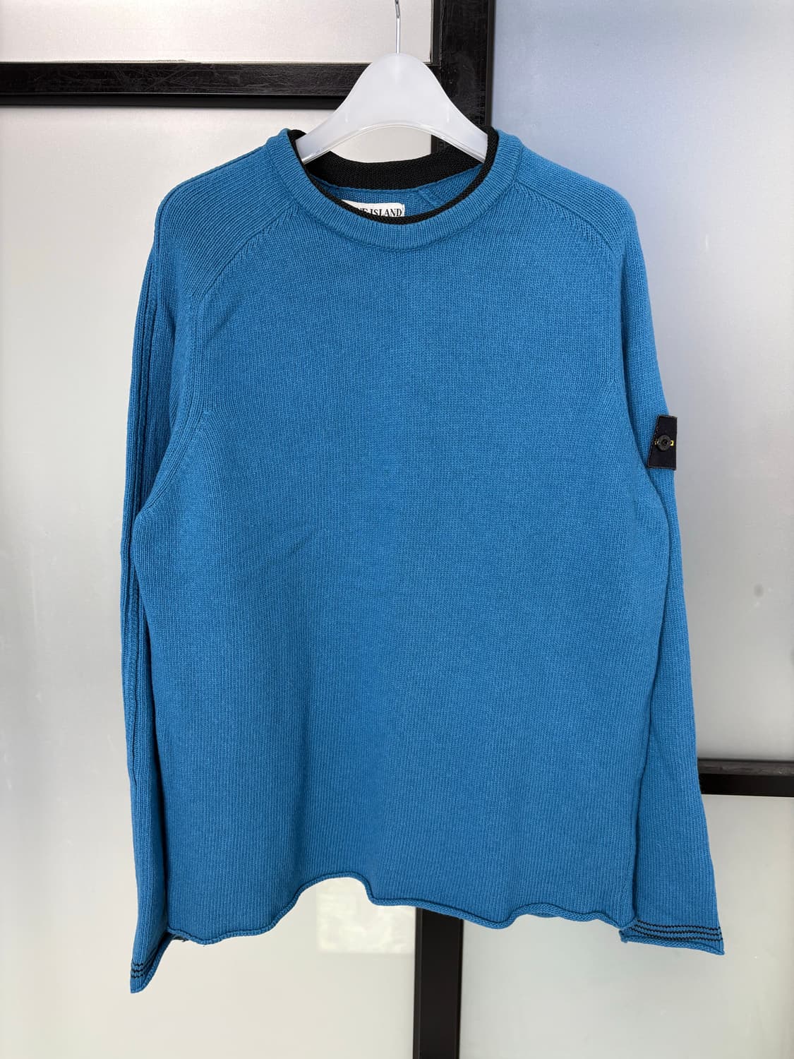 루키CK9749: 스톤 아일랜드 정품 니트 블루  상품이미지4