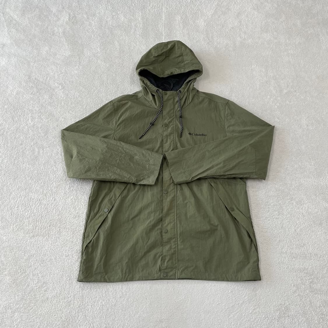 XXL 컬럼비아 나일론 카키 바람막이 자켓 110 상품이미지1