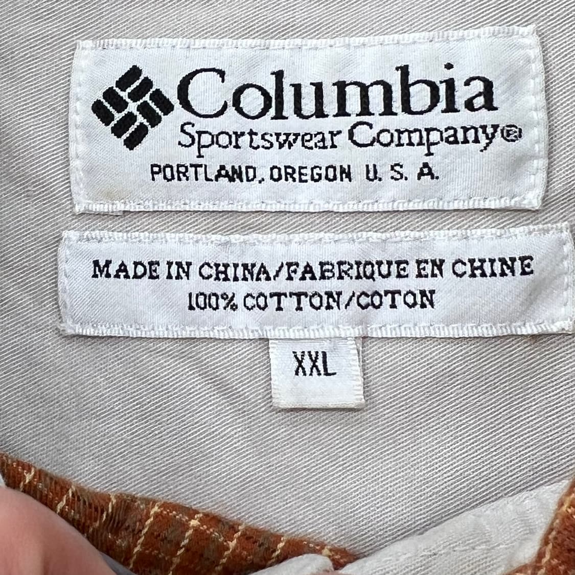 컬럼비아 원포켓 체크 셔츠 r2904 상품이미지6