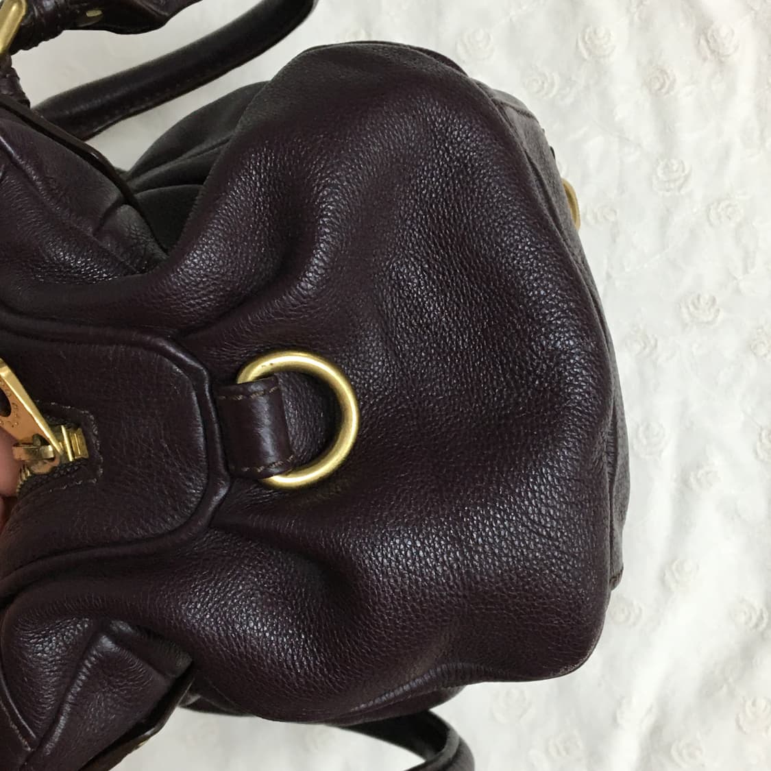 마크제이콥스 베이비 큐 가죽 토트백 가방 정품 퍼플 상품이미지8