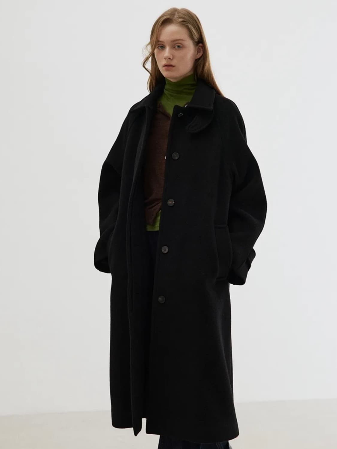 블랭크공삼 캐시미어 울 발마칸코트 상품이미지5