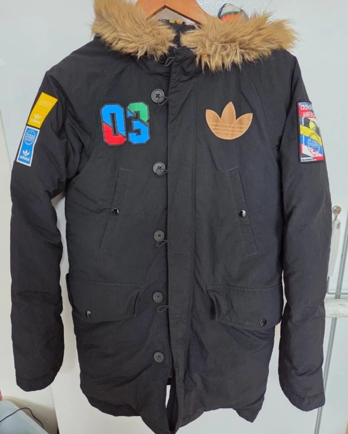 아디다스 블랙 다운 자켓 85 상품이미지2