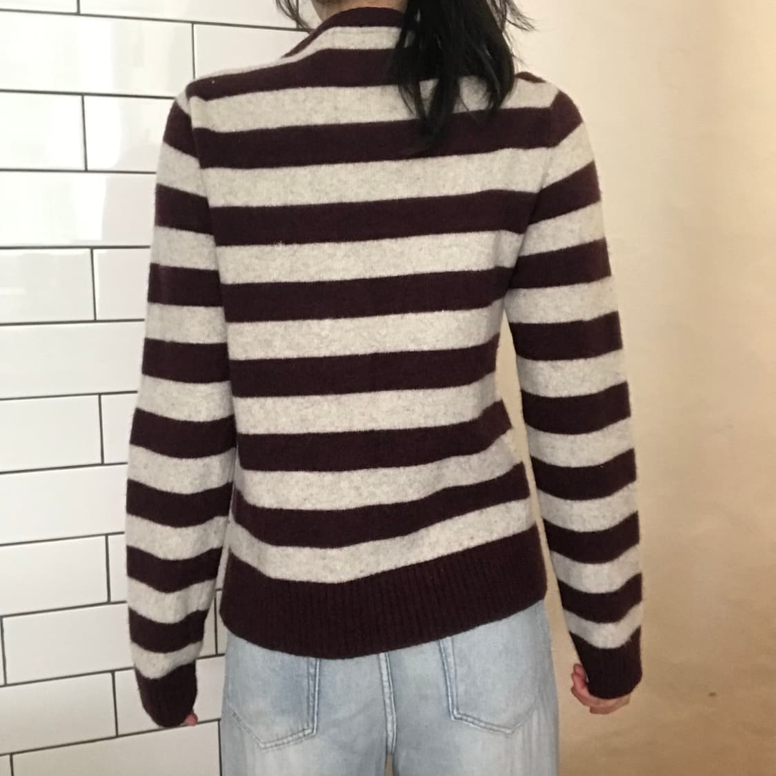 아베크롬비 스트라이프 니트 / M (55~66 추천) 상품이미지6