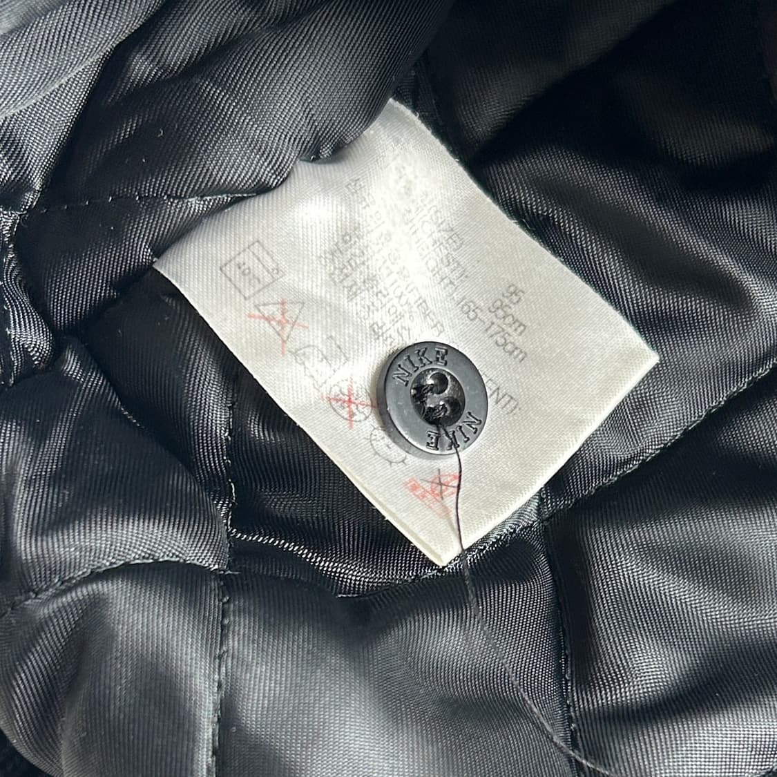 00s 나이키 포틀랜드 누빔 후드 점퍼 블랙  상품이미지6