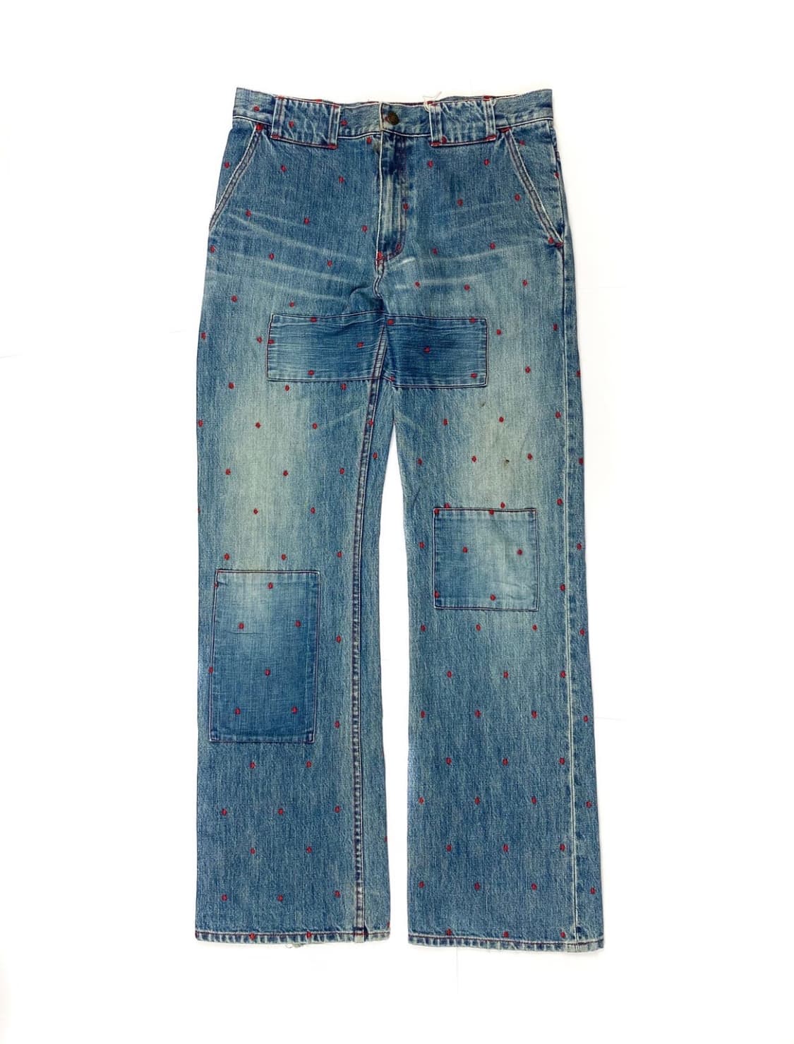 SS02 haze 언더커버 다이아몬드 자수 데님 상품이미지1