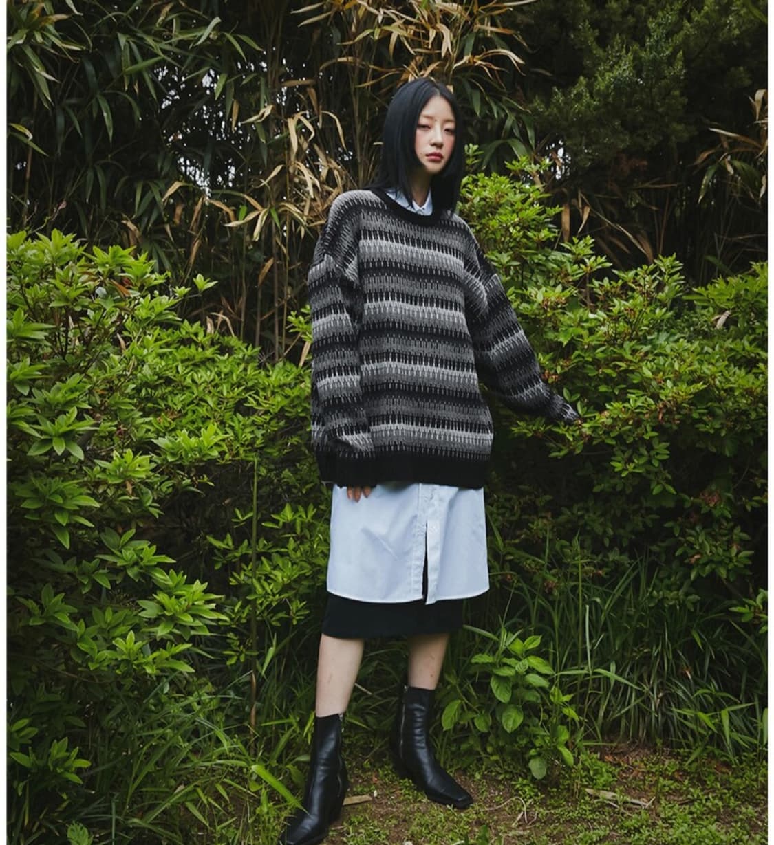 플레어업(FlareUp) 차콜믹스 니트 L 상품이미지10