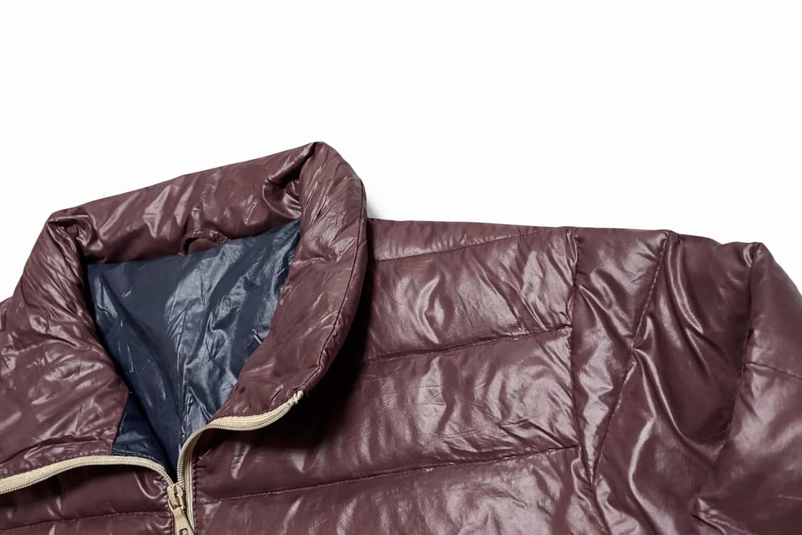 JPN 일본 빈티지 빔즈 라이트 BEAMSLIGHTS 버건디 경량패딩 L 상품이미지4