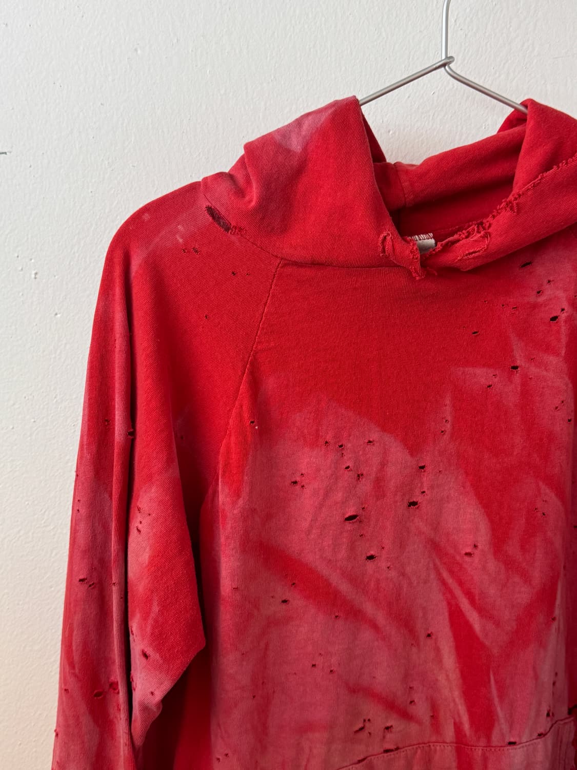 Sun bleached 80s light cotton hoodie 상품이미지2