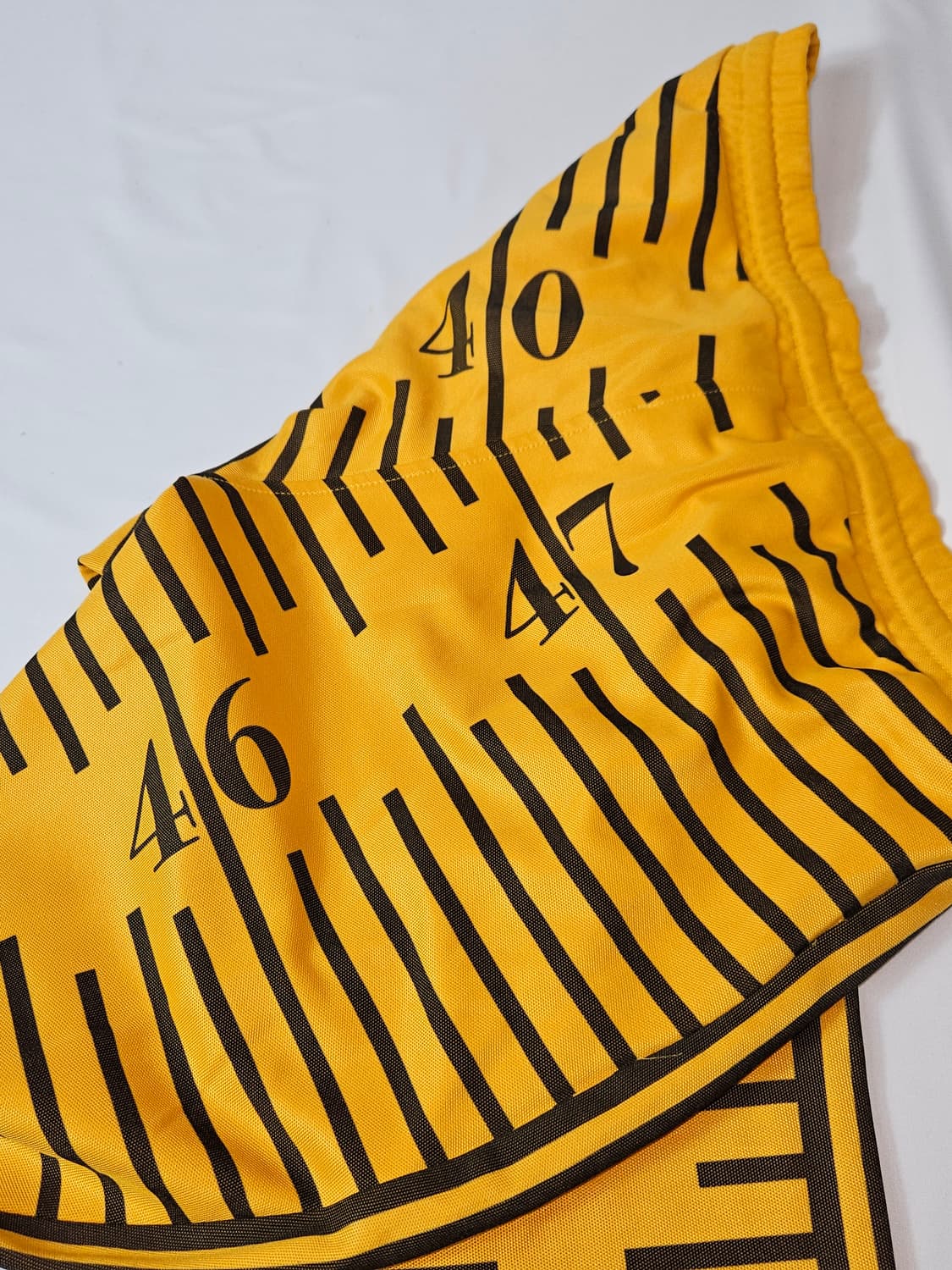 아디다스 x 제레미스캇 딥 테이프 트레이닝 팬츠 바지 한정판 M 머스타드 상품이미지3