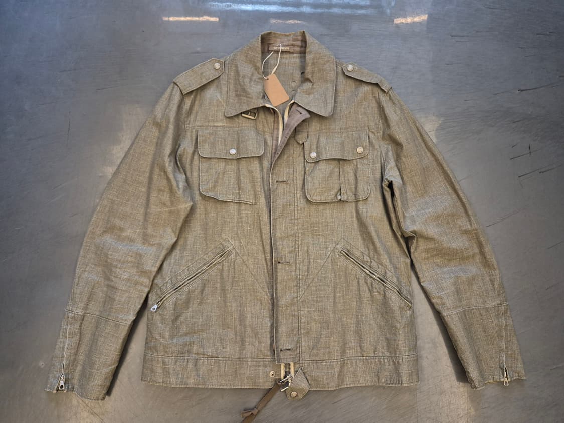 00s C.P COMPANY 밀리터리 린넨 자켓 상품이미지1