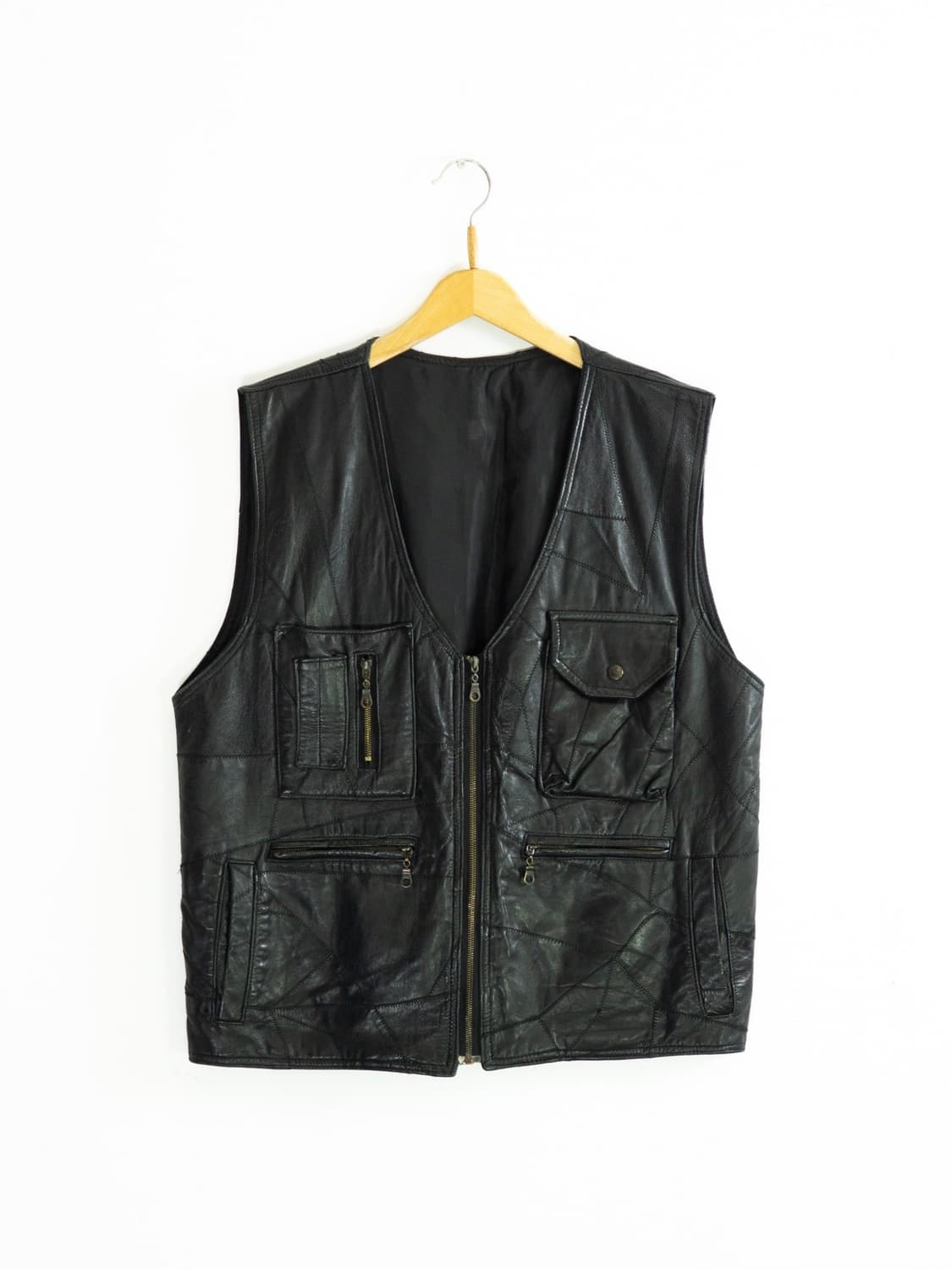 Leather vest 상품이미지1