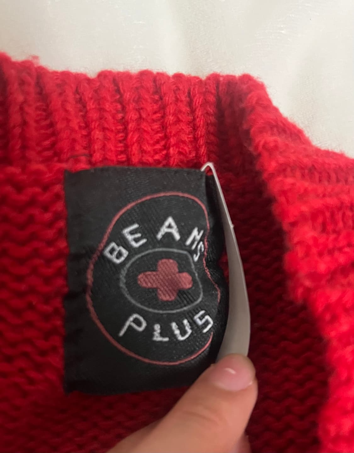 빔즈 스타 별 니트 레드 (드라이클리닝완료) 상품이미지4