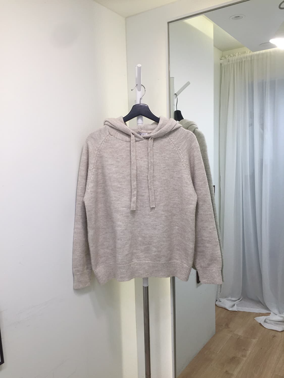 Women's Vintage Hood Knit 100 상품이미지3