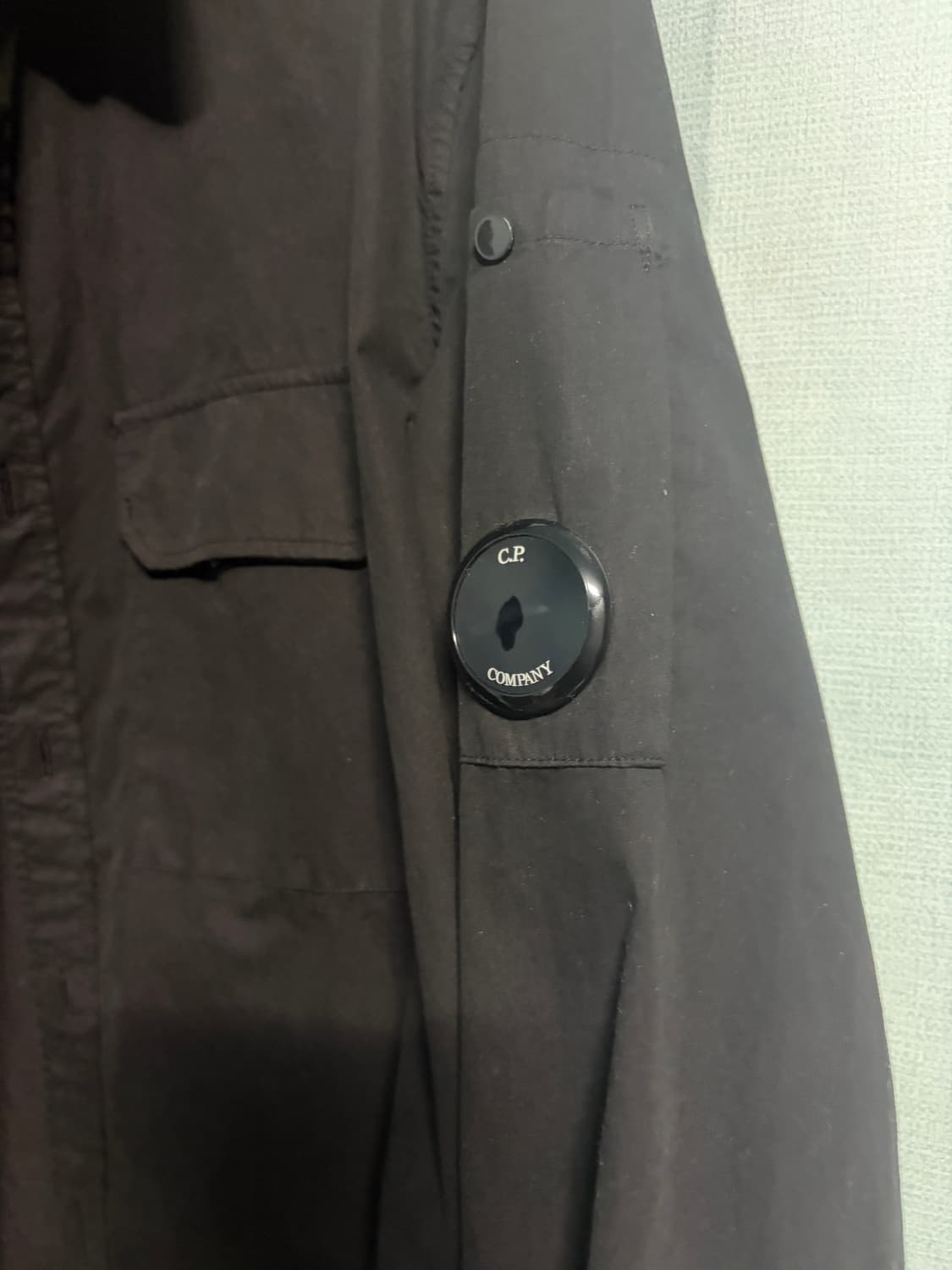 CP컴퍼니 개버딘 셔츠 블랙 XXL 상품이미지4