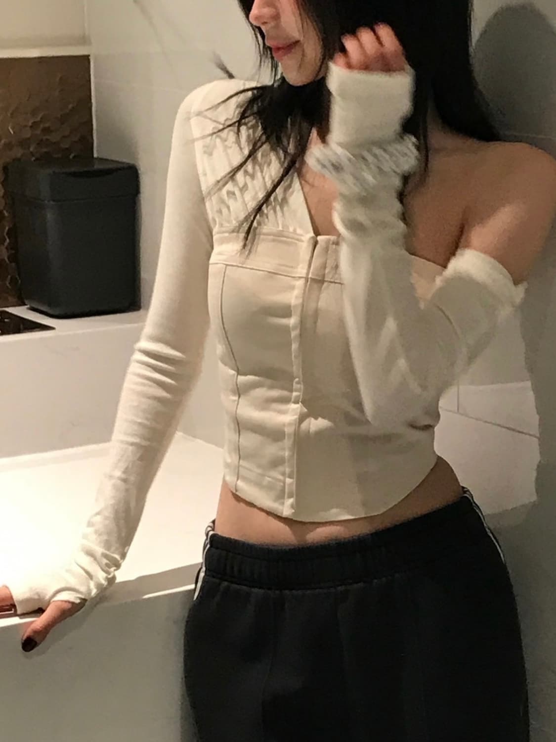 낫유어로즈 모니카 탑 상품이미지1