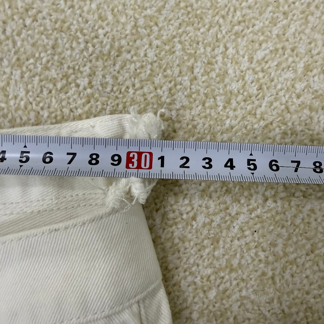 64 쥬시쥬디 화이트 데미지 데님팬츠 0121T2 상품이미지6