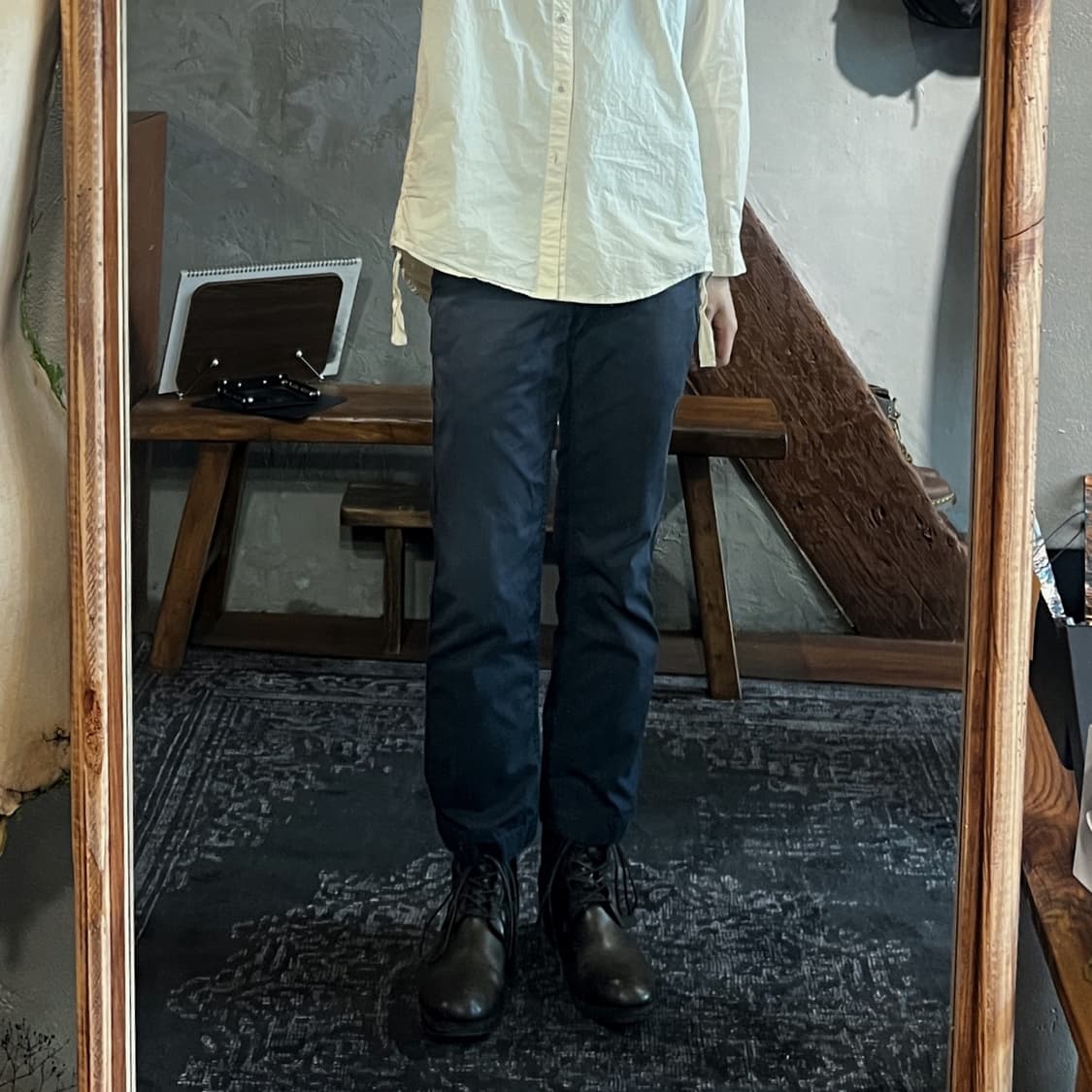 꼼데가르송 옴므 퍼커링 크롭 치노팬츠 상품이미지3