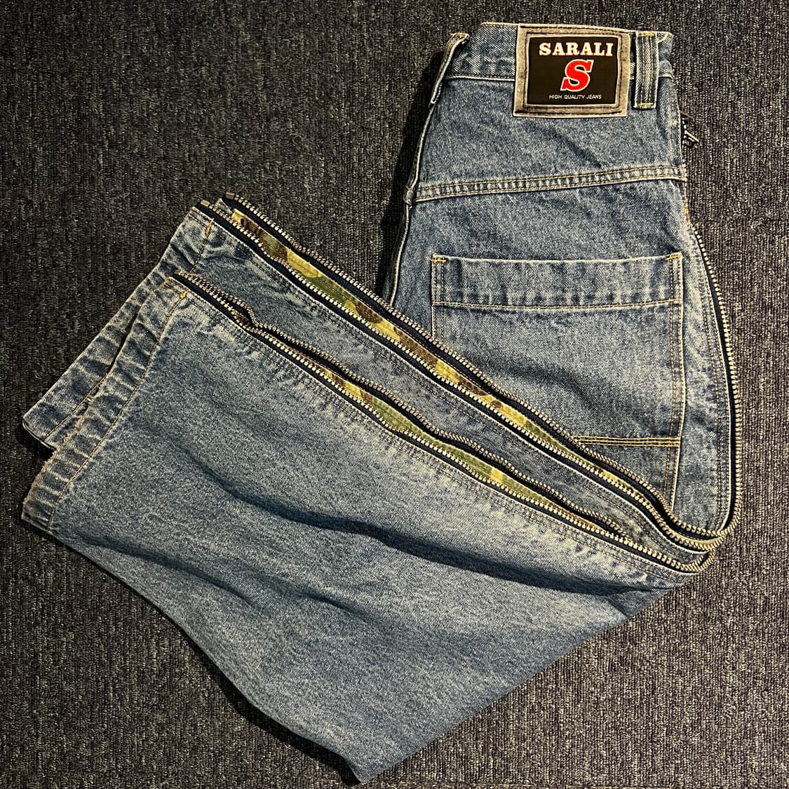 빈티지 90s SARALI 데님 팬츠 상품이미지4