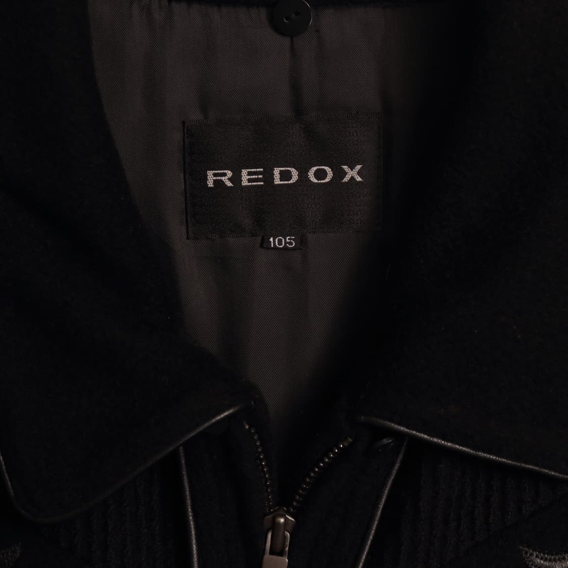 빈티지 레더 울 페이즐리 봄버자켓 A1651 상품이미지3