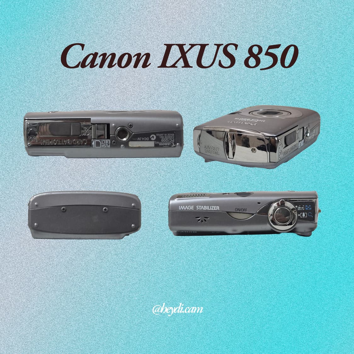 미품급) (NCT 재민,니쥬 아야카) 캐논 ixus850 ixy900is 상품이미지3