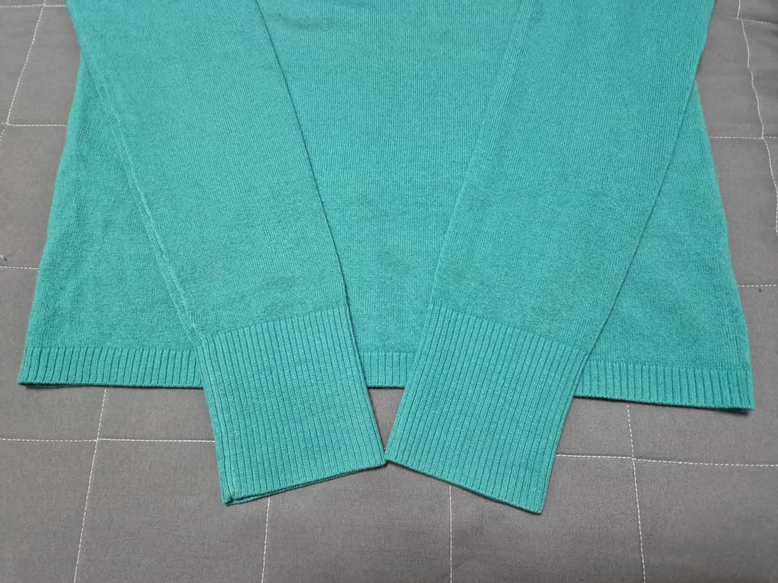 청록색 니트 티셔츠 상품이미지4