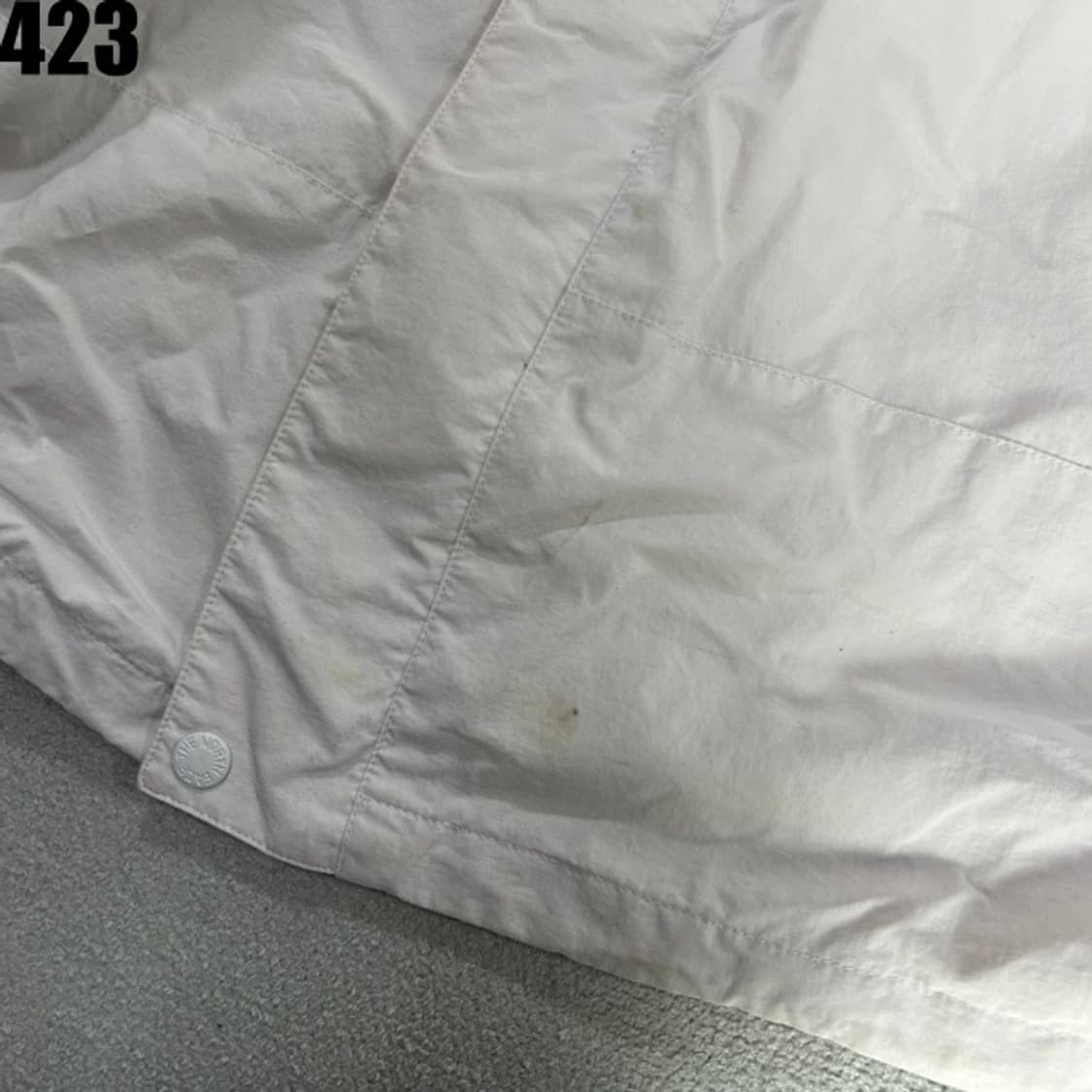 노스페이스 바람막이 화이트 신형 후드 자켓 L 상품이미지4