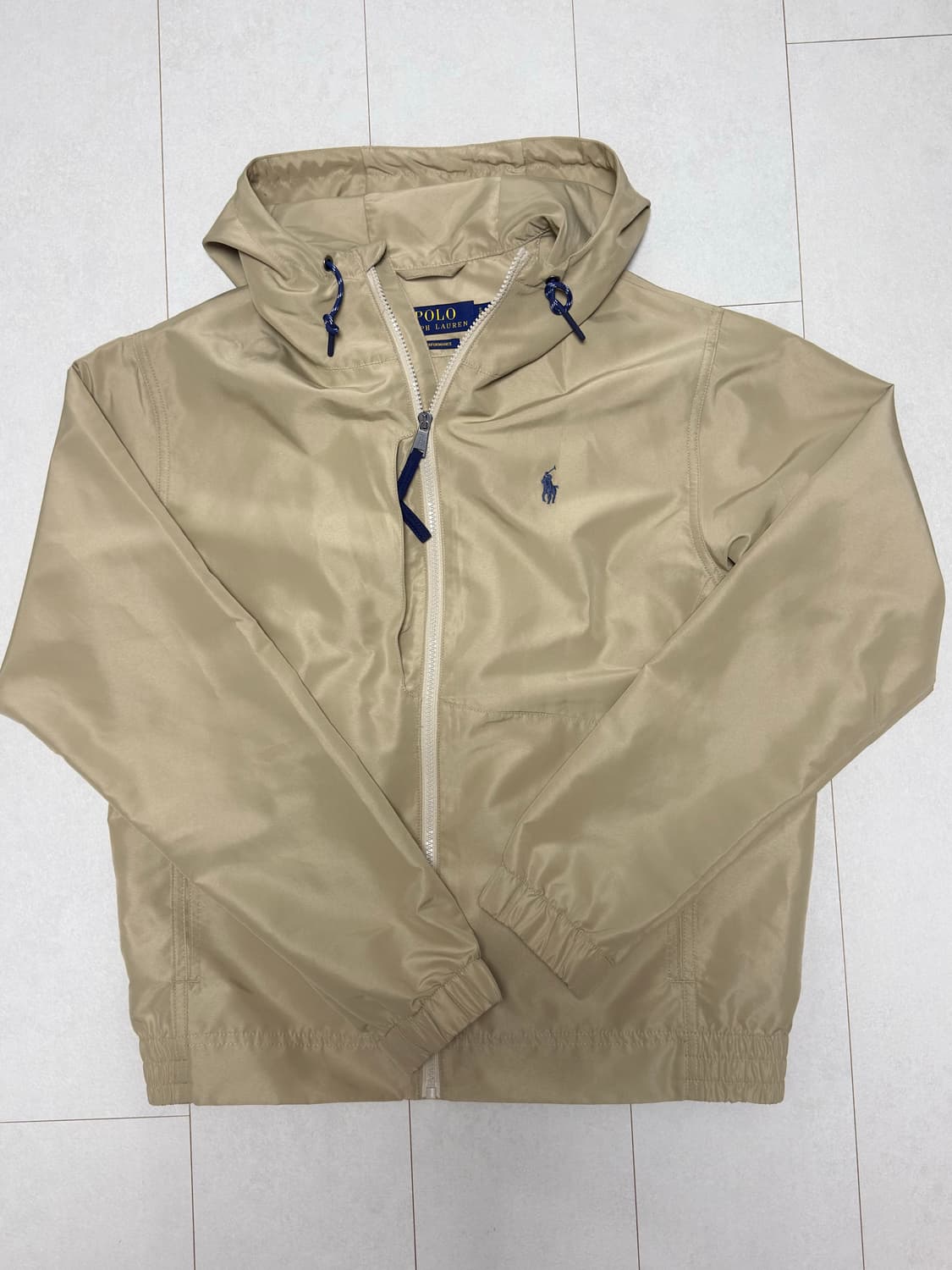 폴로랄프로렌 윈드브레이커 자켓 베이지 S qr인증 상품이미지2
