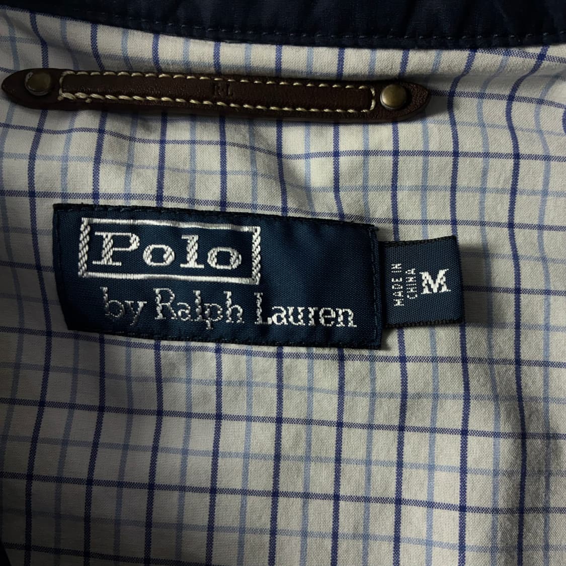 Polo  폴로 랄프로렌 자수 네이비 폴리쉘 블루종 자켓   상품이미지8