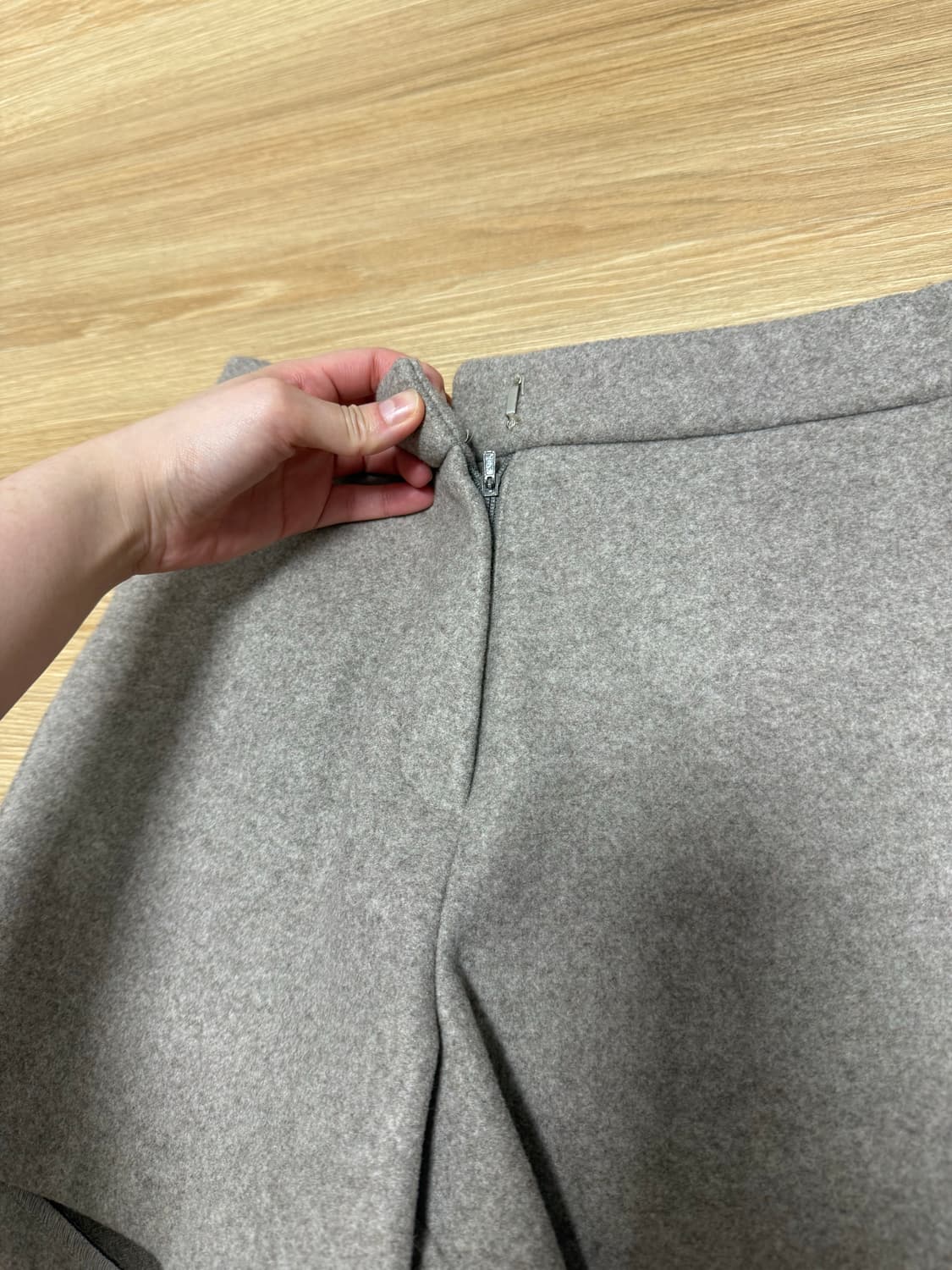 고퀄리티 겨울 한파 베이지 숏팬츠 s (개두꺼움) 상품이미지3