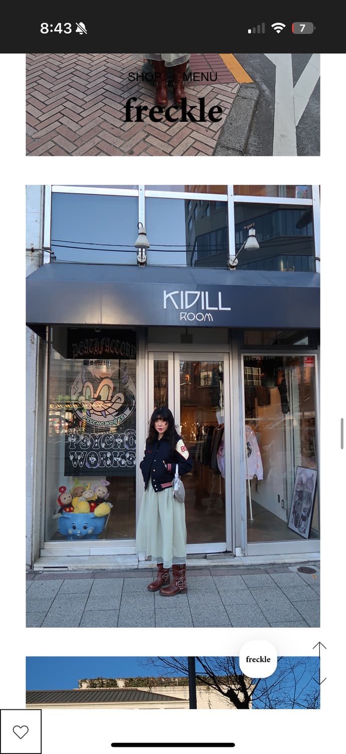 프레클 바시티 자켓 freckle 상품이미지3